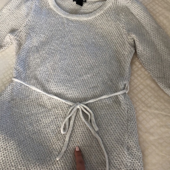 Silver and white Maternity Sweater - Picture 4 of 8